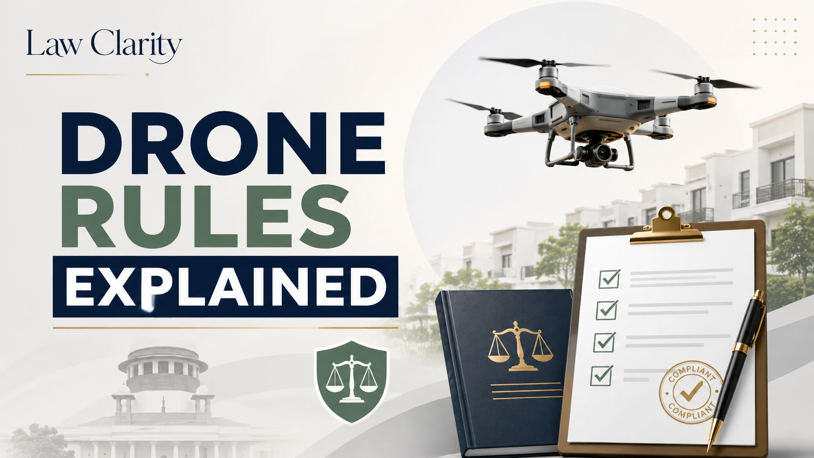 Drone Rules for Residential Areas in India 2026: What You Need to Know legal guide by LawClarity