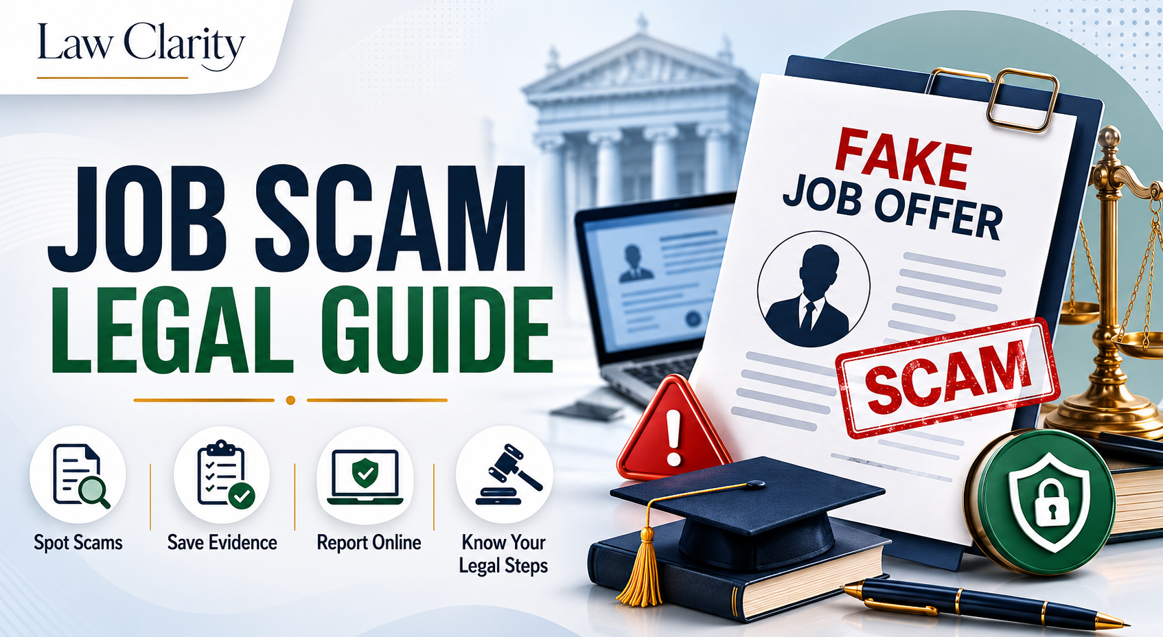 Fake Internship and Job Offer Scams in India: Legal Steps Students Should Know in 2026 legal guide by LawClarity