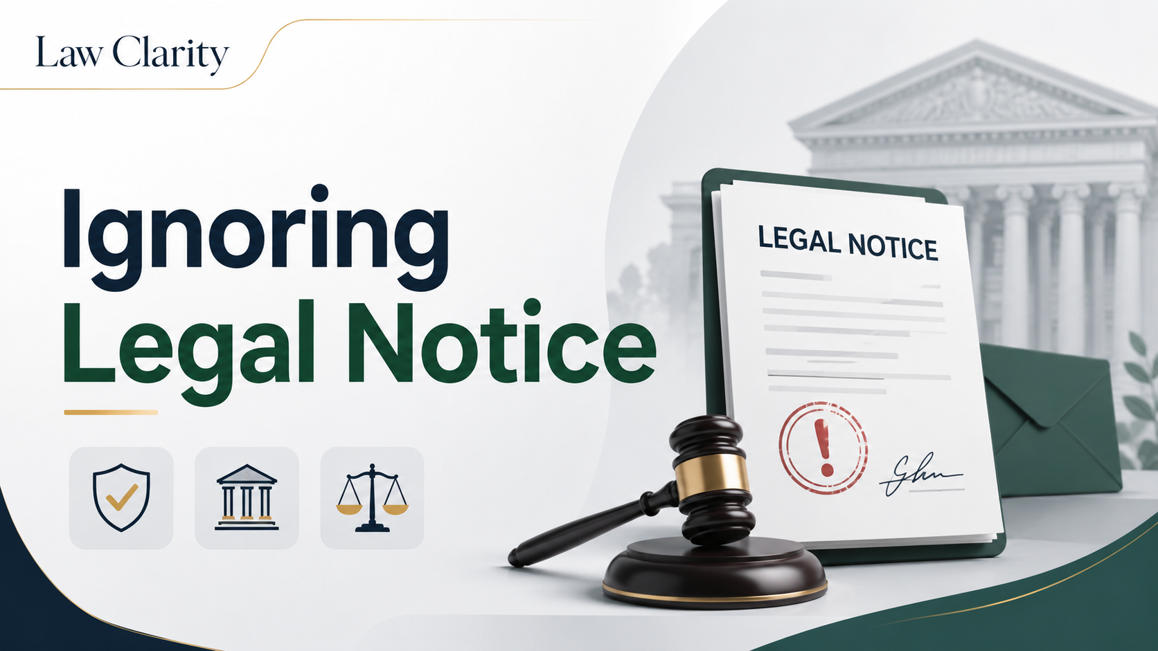 What Happens If You Ignore a Legal Notice in India legal guide by LawClarity