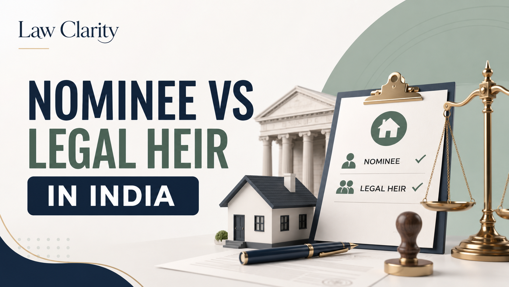 Nominee vs Legal Heir in India: Does a Nominee Automatically Own Property? legal guide by LawClarity