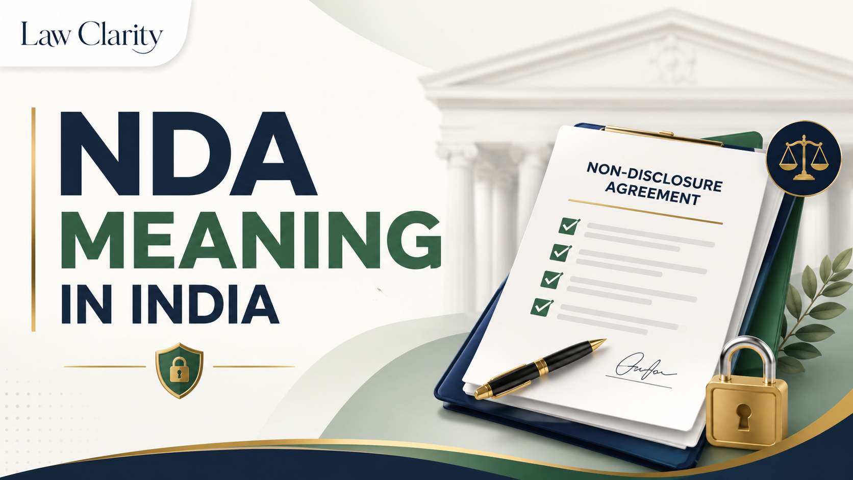 What Is a Non-Disclosure Agreement in India? legal guide by LawClarity