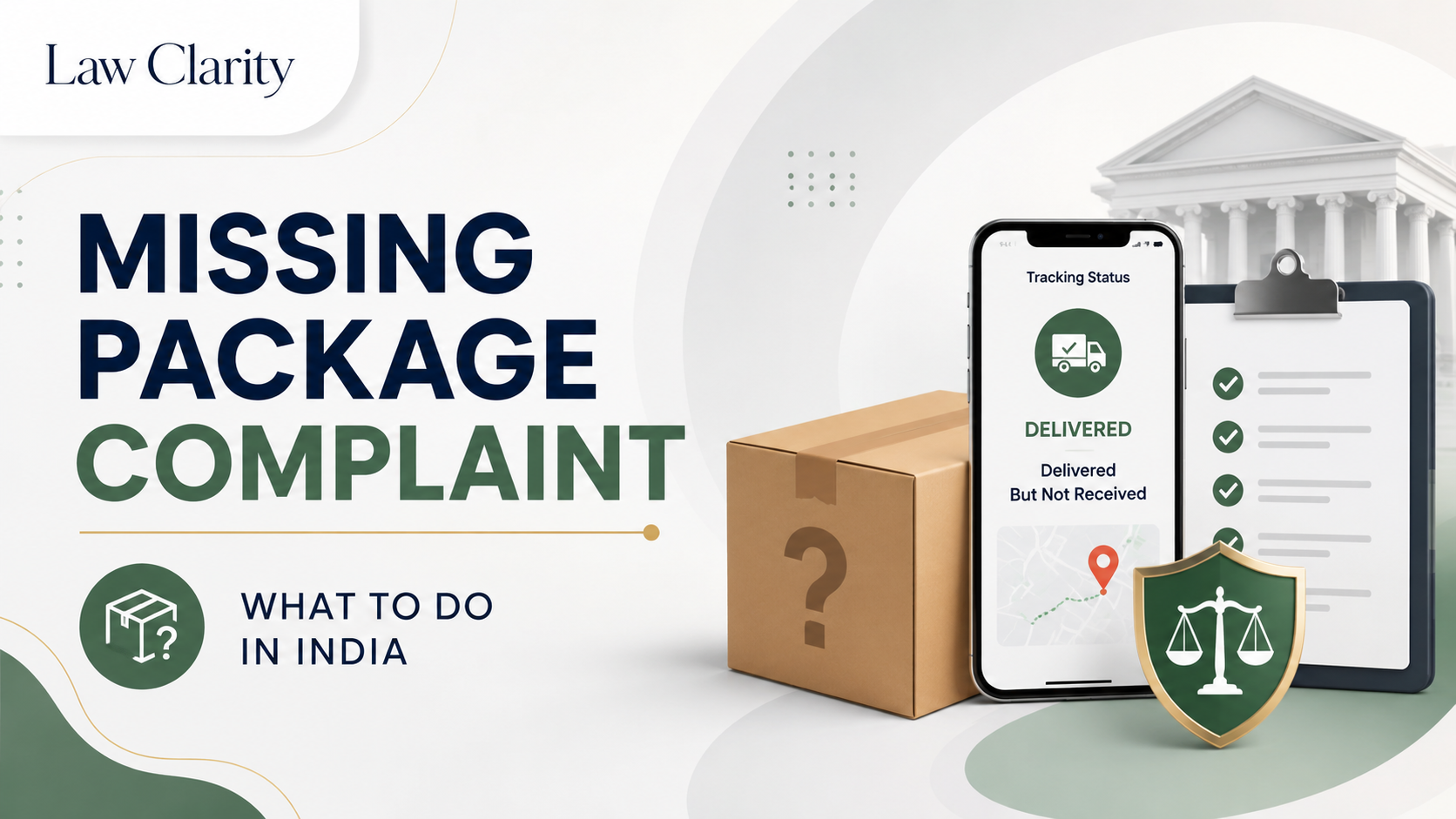 Package Shows Delivered But Never Arrived: What To Do in India legal guide by LawClarity