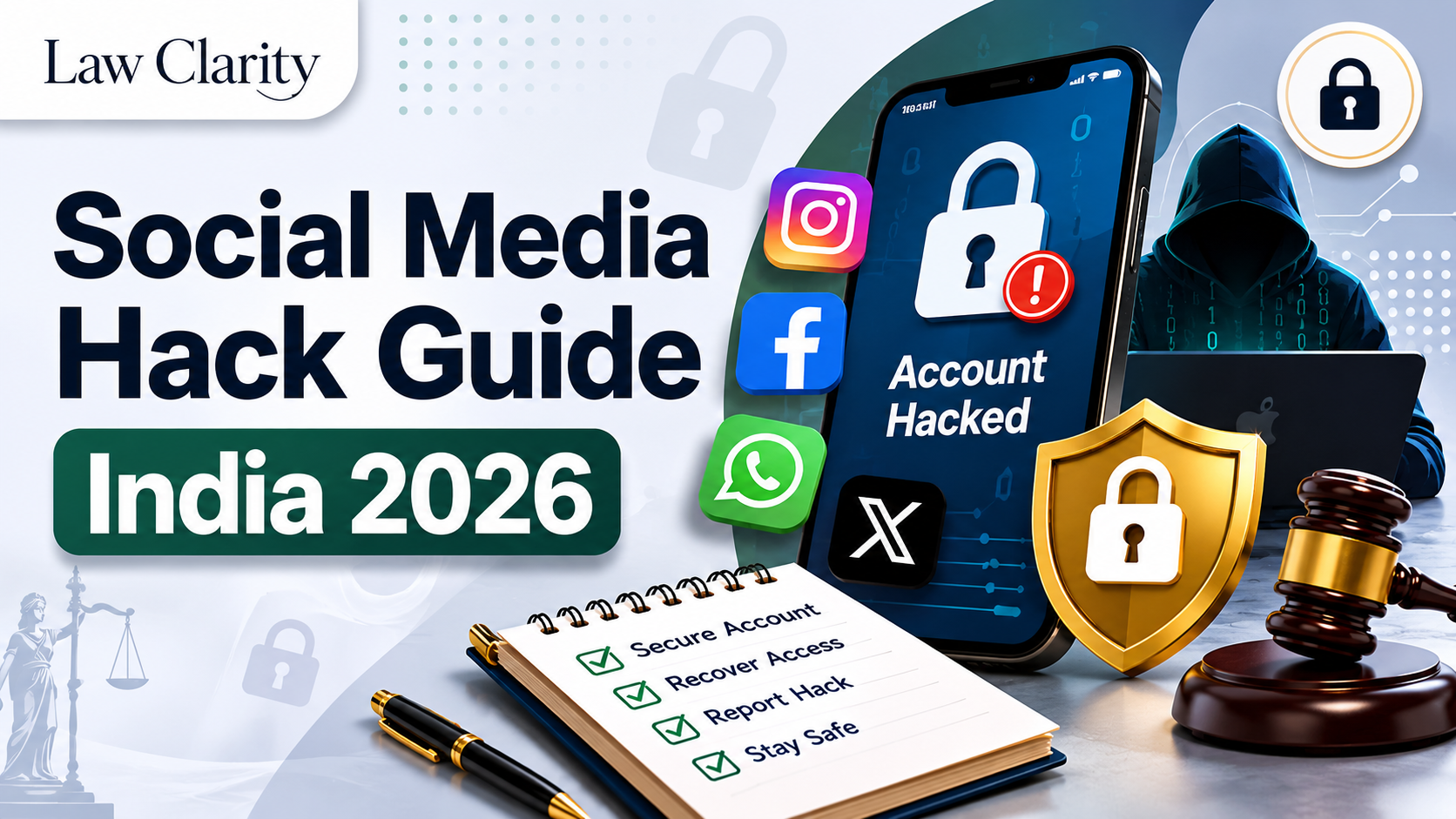 What to Do If Your Social Media Account Gets Hacked in India 2026 legal guide by LawClarity