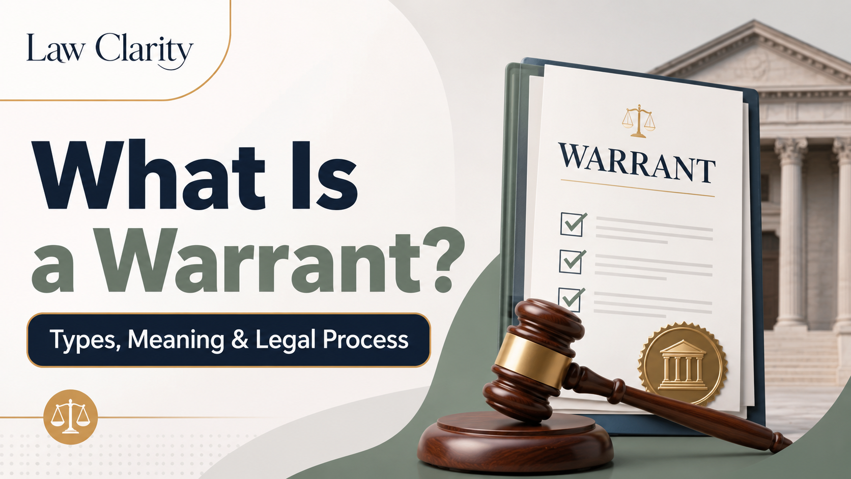 What Is a Warrant in India? Types, Meaning and Legal Process legal guide by LawClarity