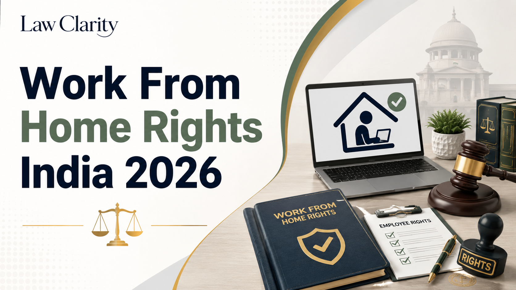 Work From Home in India 2026: Can Your Company Legally Deny WFH? legal guide by LawClarity